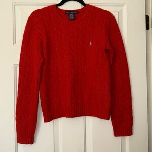 Ralph Lauren Cable-Knit Wool-Cashmere sweater